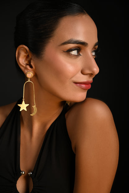 Golden Moon & Star Drop