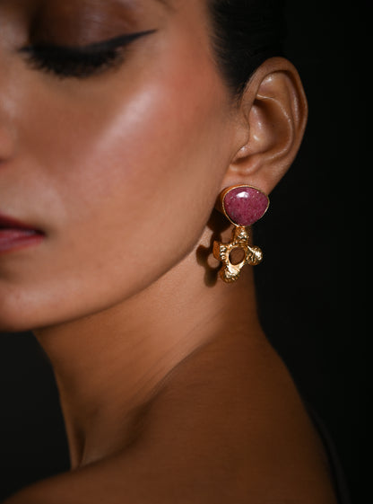Rosa Cross Earrings