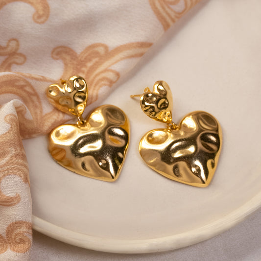 Chunky Heart Earrings
