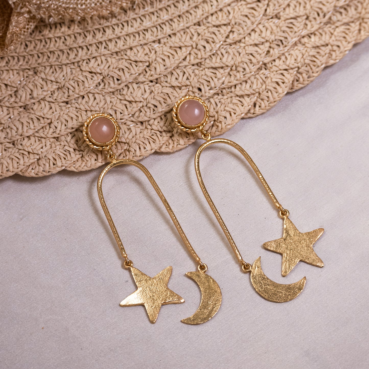 Golden Moon & Star Drop
