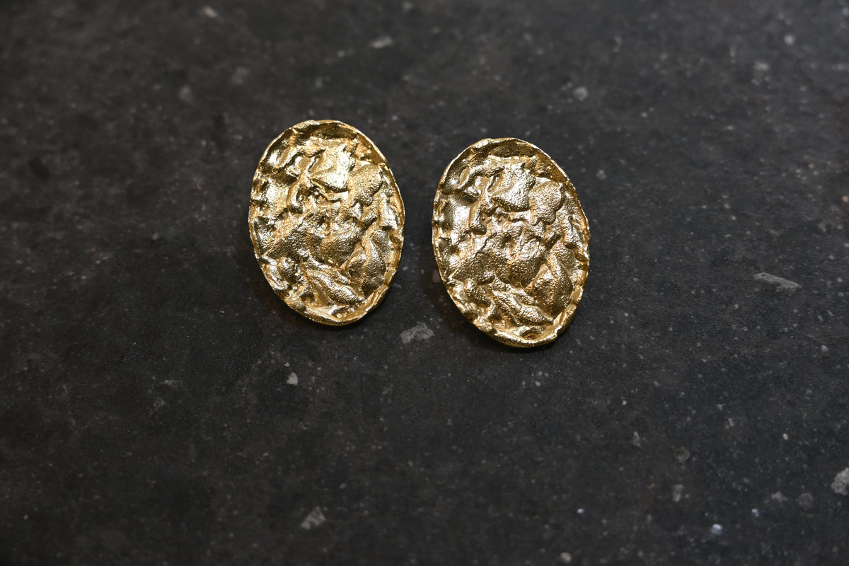 Relic Oval Earrings