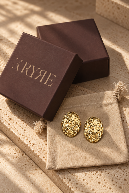 Relic Oval Earrings